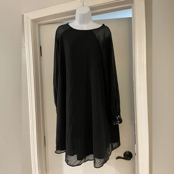 ASOS black formal maternity dress size 8